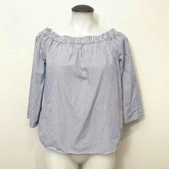 Zara Pin Stripe Blouse 💚 - Picture 2 of 7